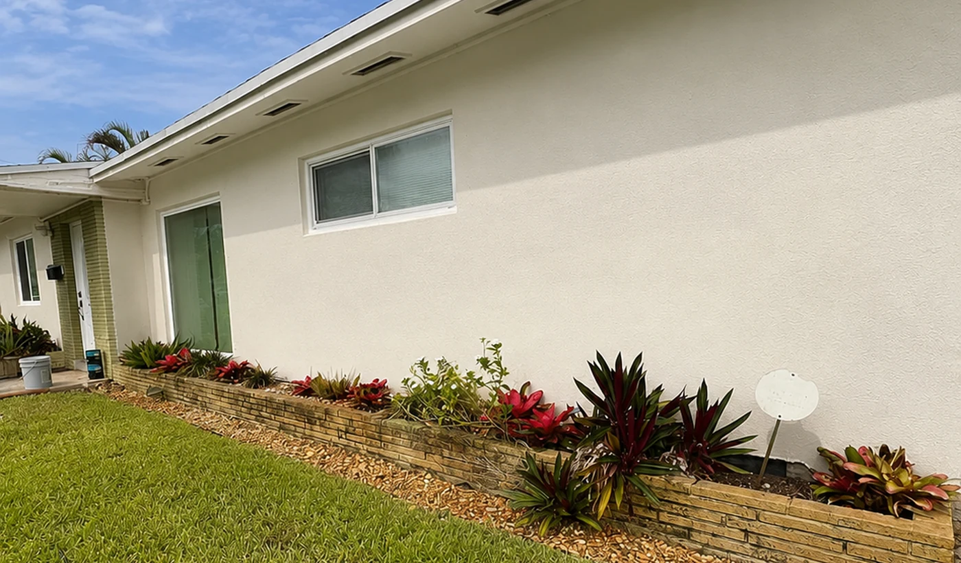 Completed exterior repaint