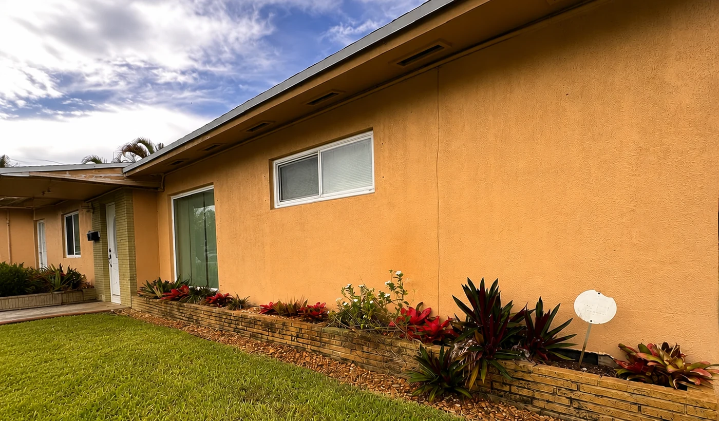 Exterior before painting